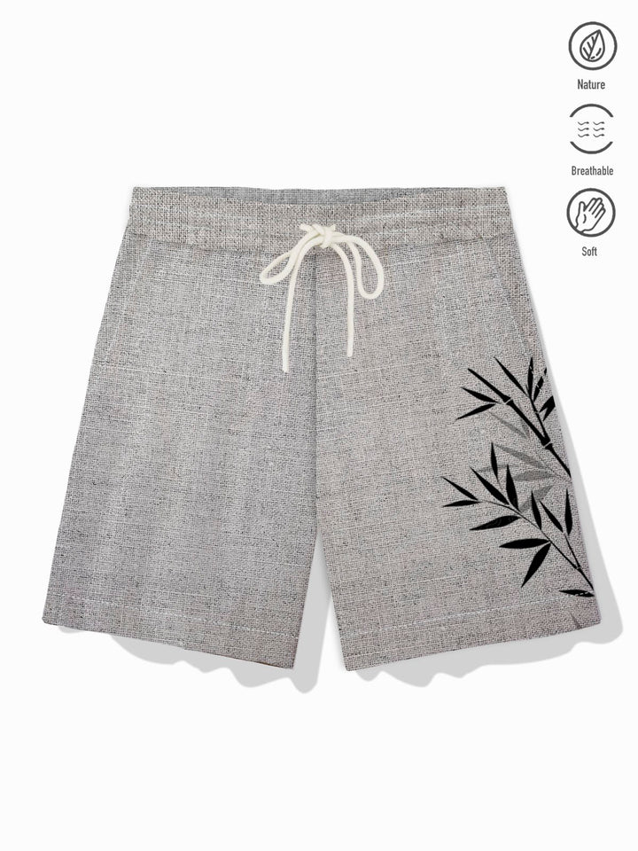Pantalones cortos de playa Alohadaddy Retro Bamboo, de secado rápido y transpirables