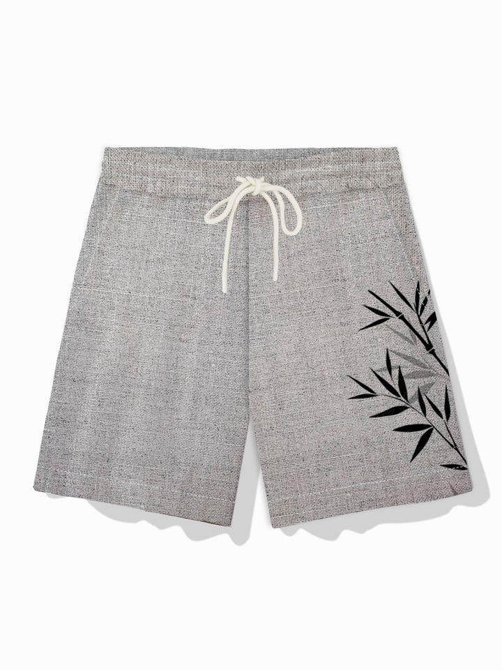 Pantalones cortos de playa Alohadaddy Retro Bamboo, de secado rápido y transpirables