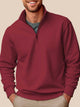 Alohadaddy Basic Half-zip Stand Collar Sweatshirts Stretch Pullover Basic Sweatshirts
