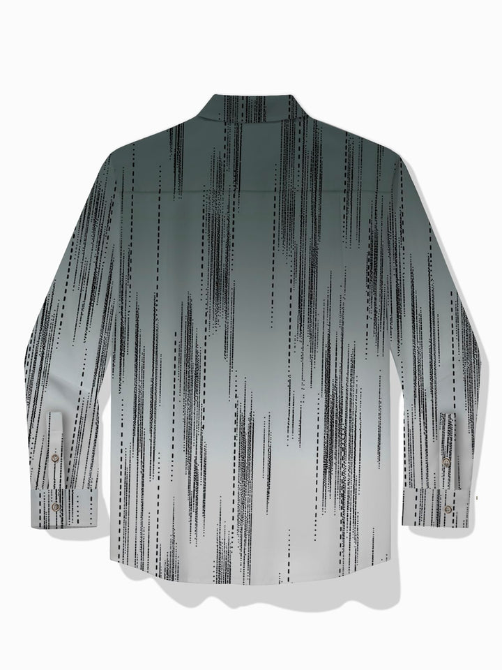 Alohadaddy Retro Gradient Stripe Print Men&