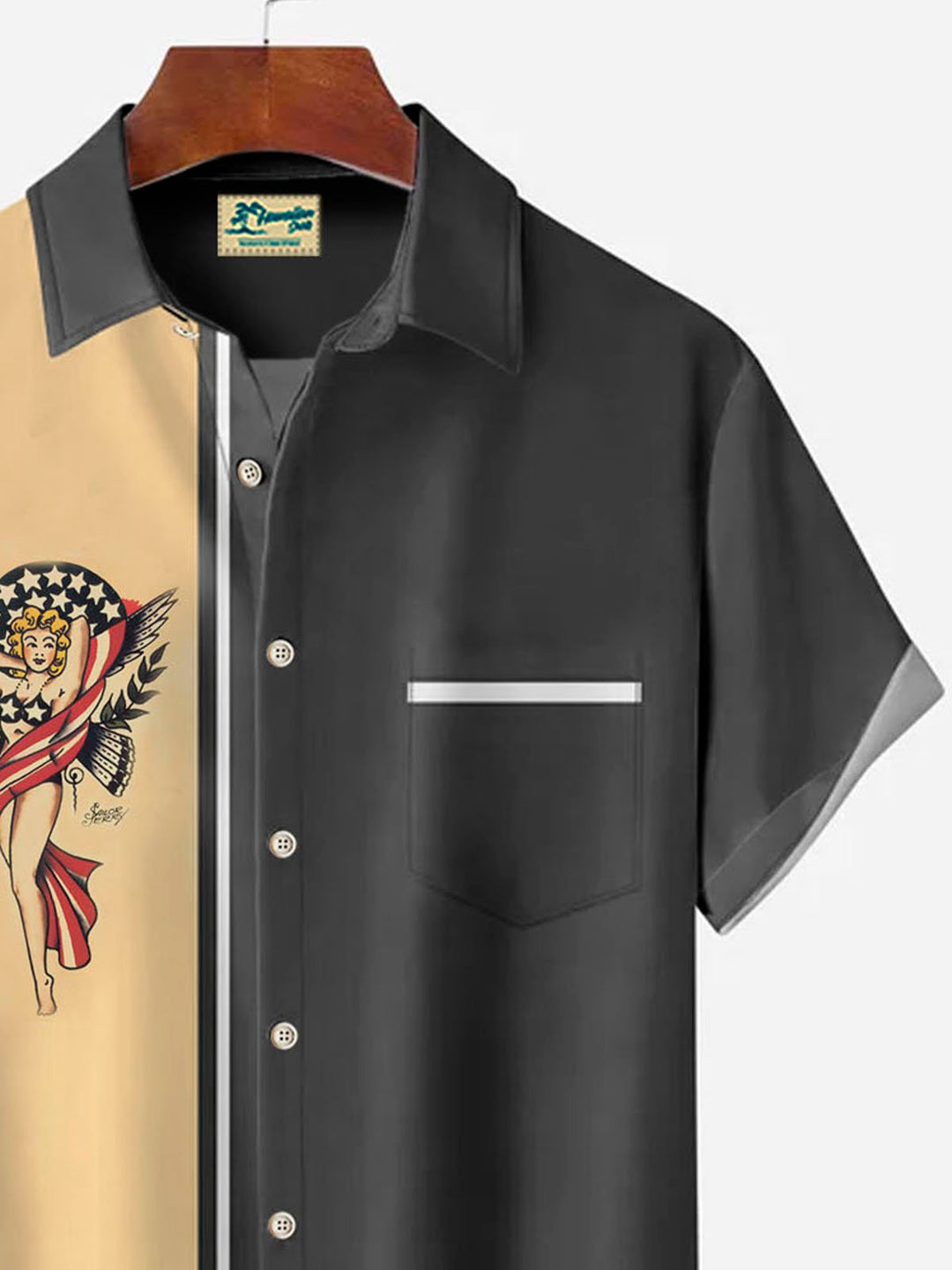Alohadaddy Vintage Bowling Belle Print Men&