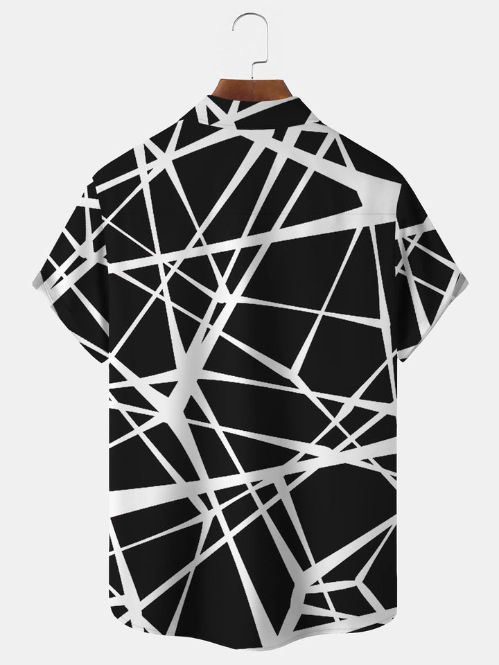 Alohadaddy Vintage Rock Geometric Print Men&