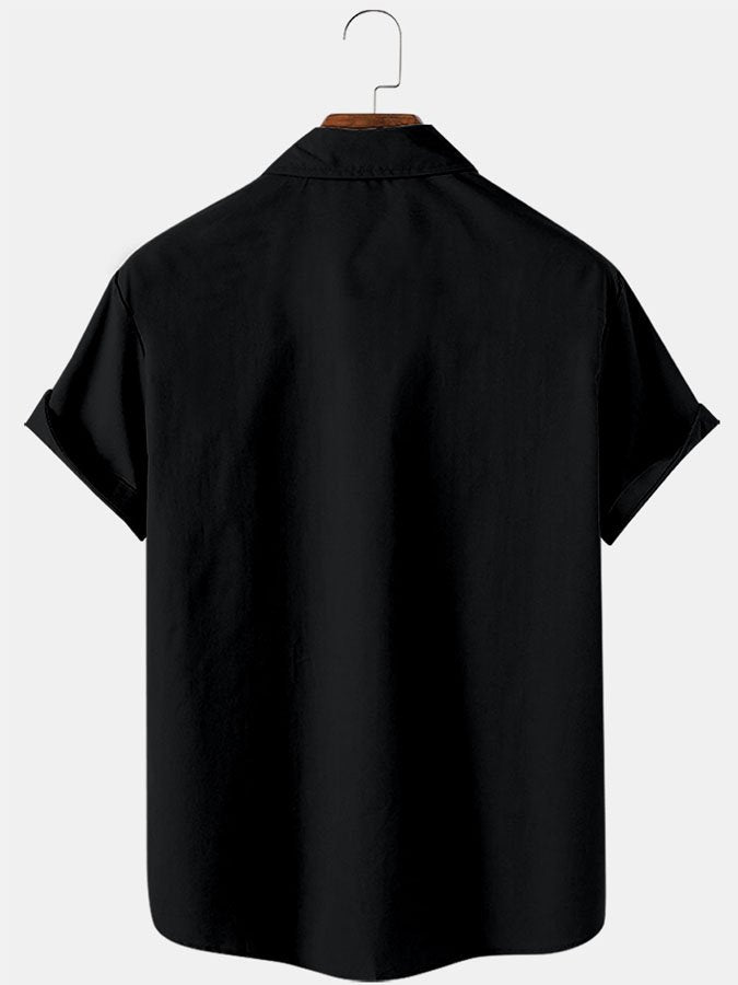 Chemise hawaïenne à imprimé sur le thème de Noël