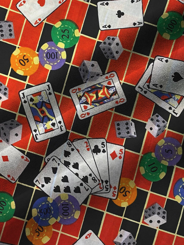 Alohadaddy Vintage Las Vegas Gambling Game Men&