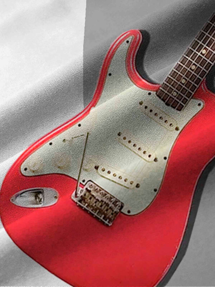 Alohadaddy Bass Guitar Route 66 Print Men&