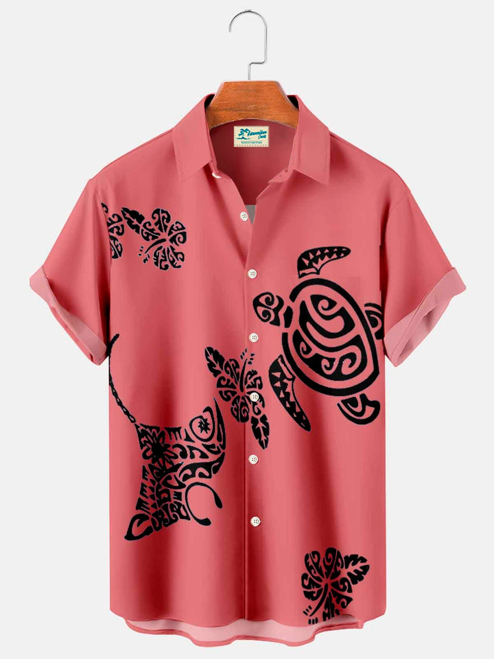 Alohadaddy Hawaiian Turtle Men&
