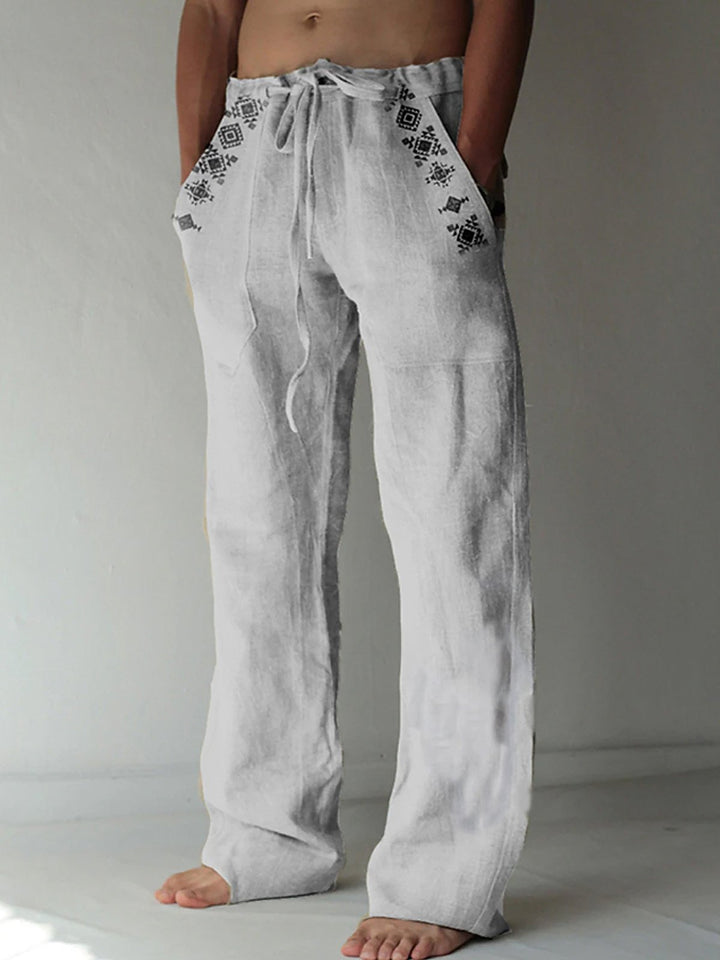 Alohadaddy Retro Geometric Azcott Print Men&