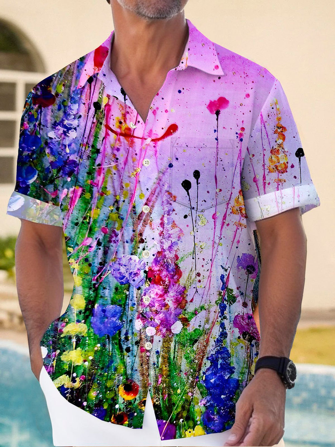 Alohadaddy Hawaii Gradient Print Men&