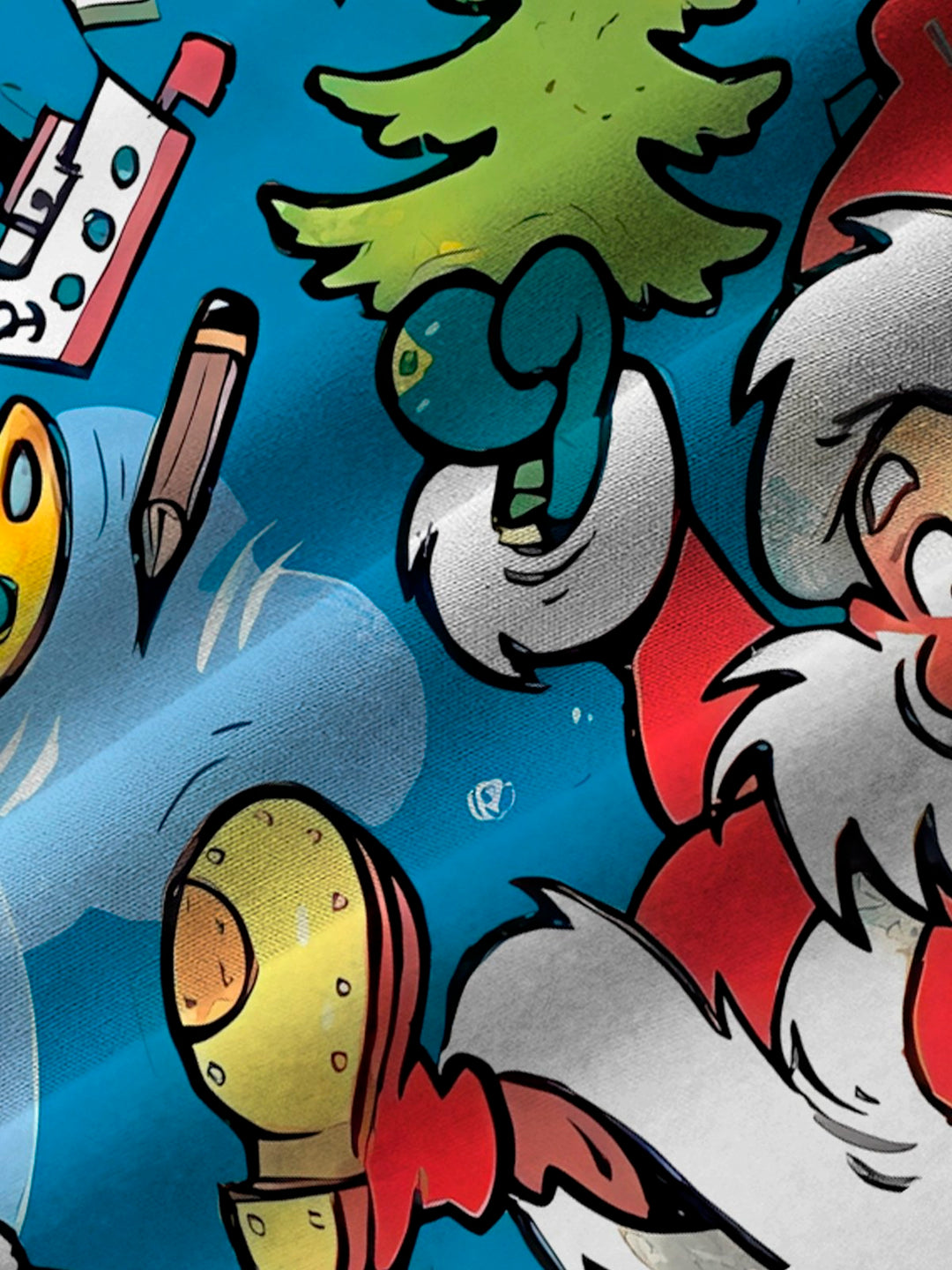 Alohadaddy Christmas Holiday Blue Men&