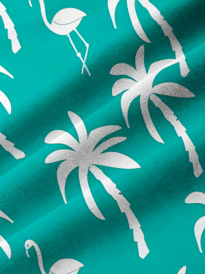 Alohadaddy Beach Vacation Coconut Tree Men&