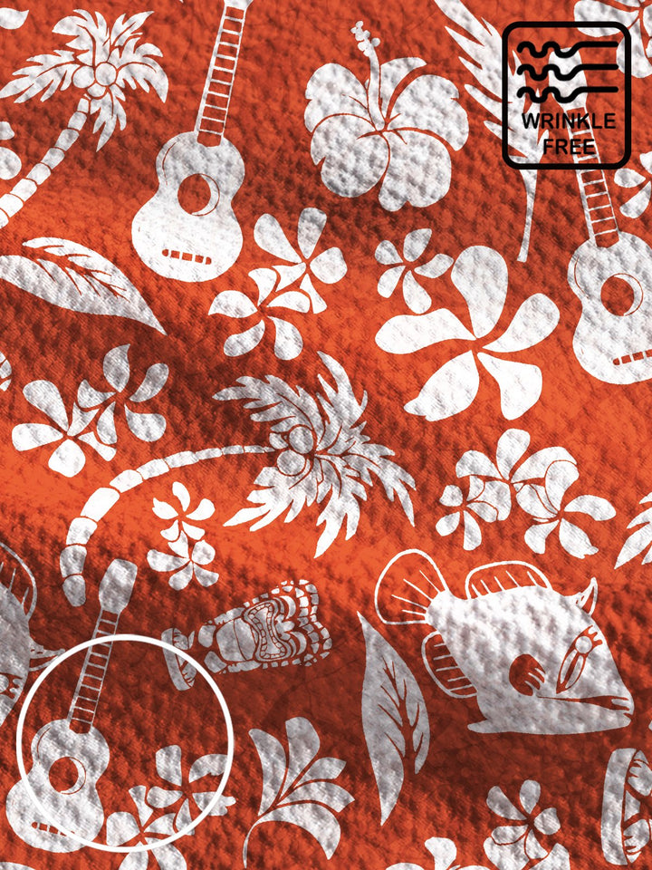 Alohadaddy Beach Holiday Orange Men&
