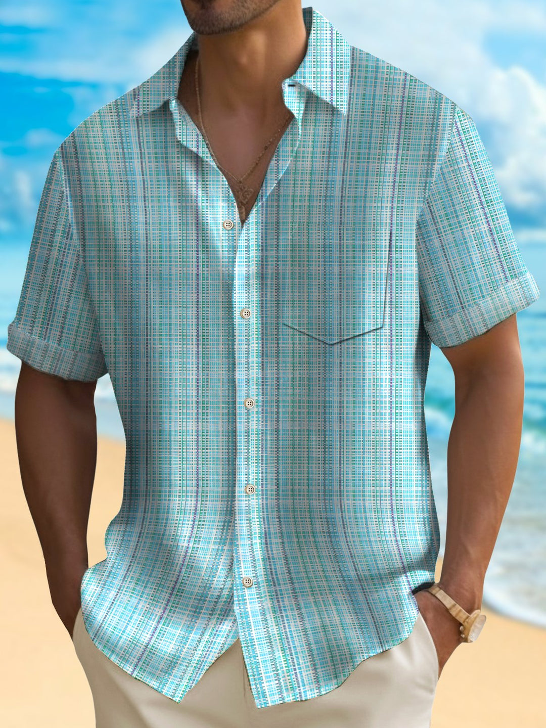 Alohadaddy Beach Holiday Green Men&