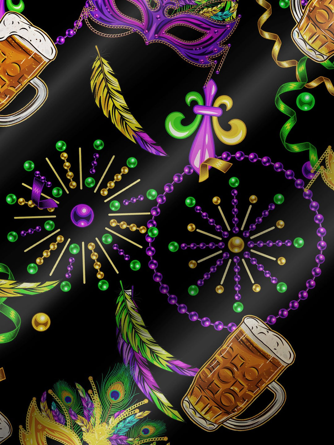 Alohadaddy Holiday Mardi Gras Men&