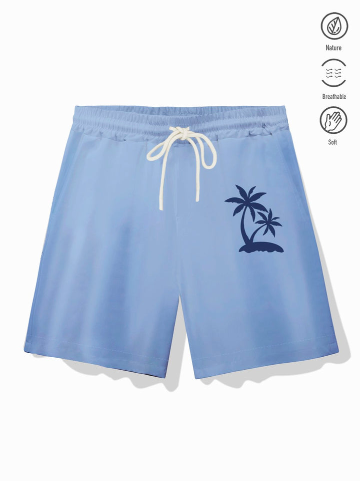 Pantalones cortos de secado rápido para hombre con estampado de coco hawaiano Alohadaddy