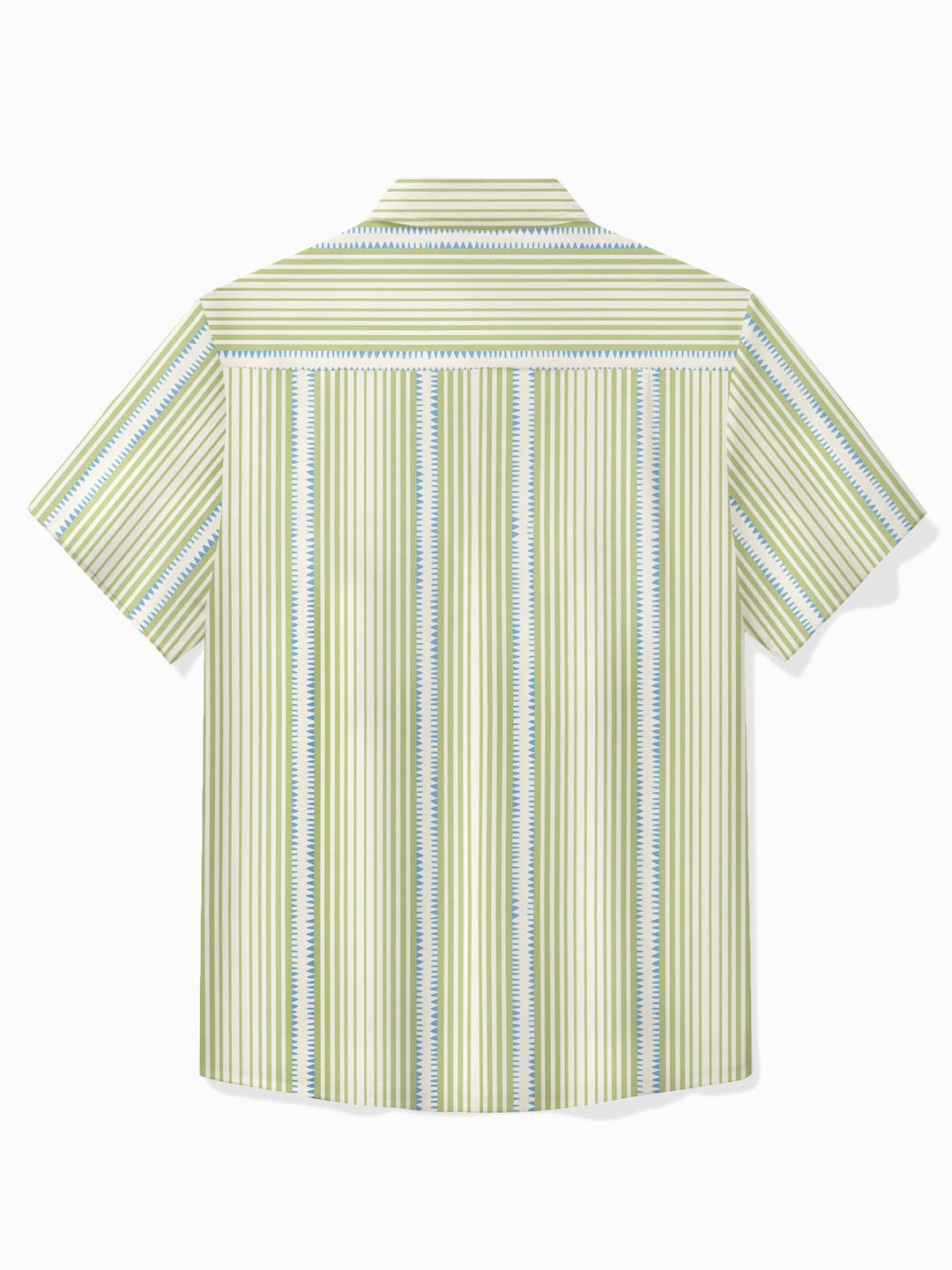Camisa hawaiana básica de rayas Alohadaddy para hombre, camisa de camping con bolsillo, elástica, de fácil cuidado, talla grande