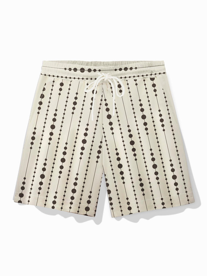 Bañador básico con estampado de lunares y cordón ajustable para hombre de Alohadaddy Beach Resort