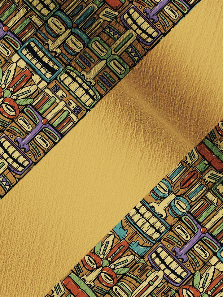 Camisa hawaiana retro de bolos para hombre de Alohadaddy, camisa de camping con bolsillo y estampado Tiki