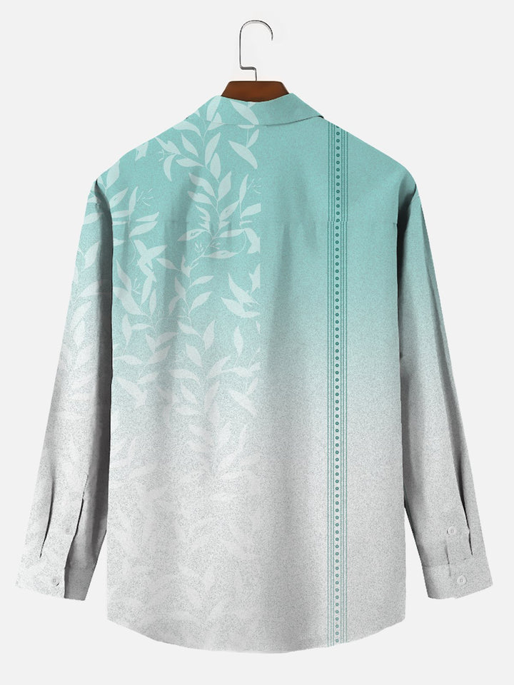 Alohadaddy Hawaiian Ombre Floral Print Men&