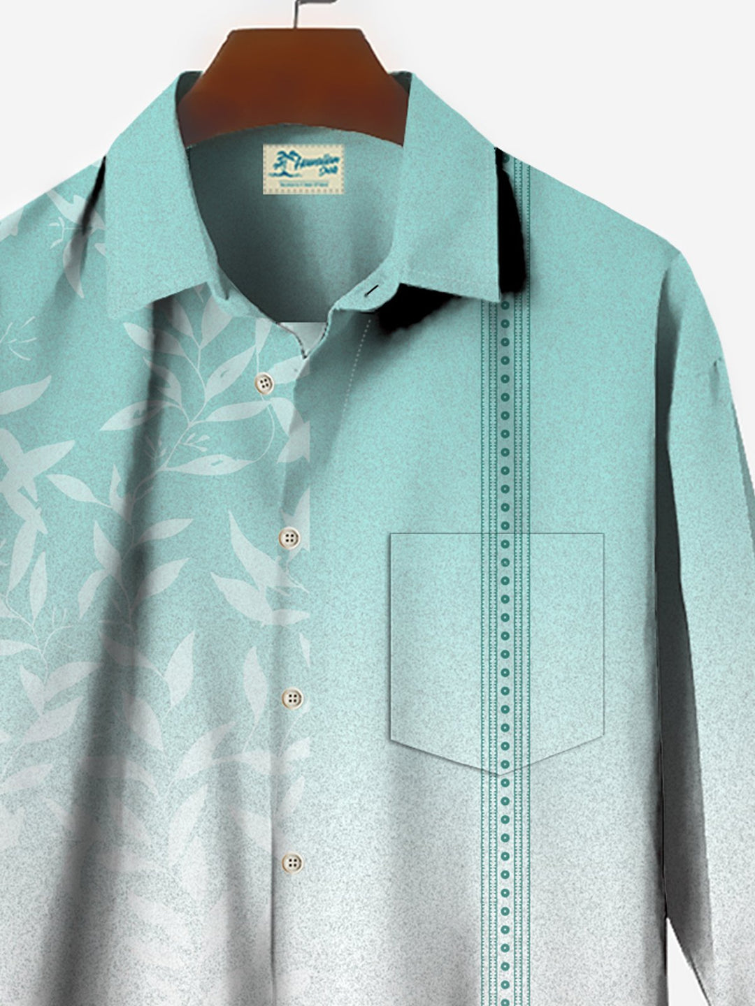 Alohadaddy Hawaiian Ombre Floral Print Men&