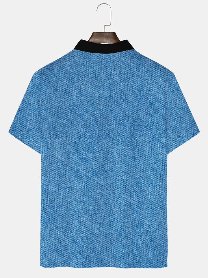 Alohadaddy Coconut Tree Contrast Men&