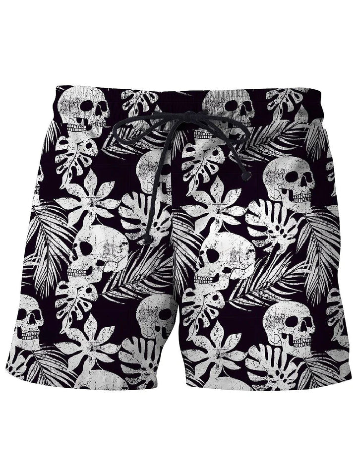 Alohadaddy Vintage Skull Plant Leaf Men&
