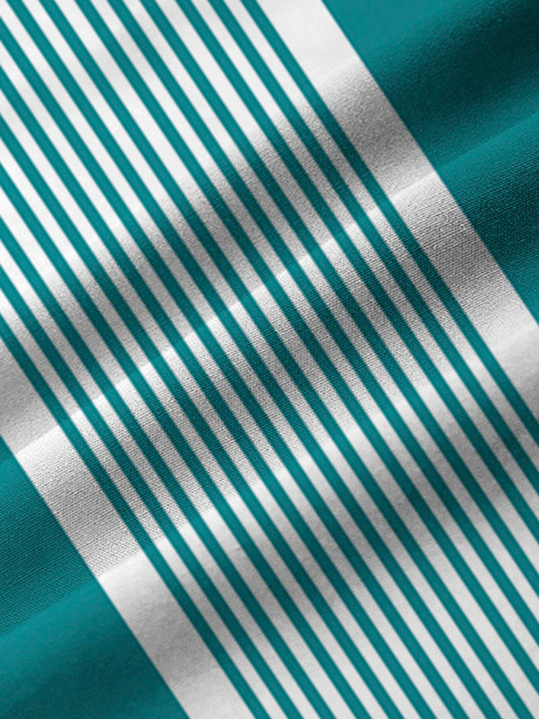 Alohadaddy Retro Geometric Bowling Stripe Print Men&