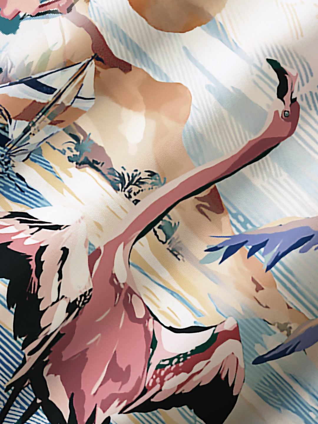 Alohadaddy Hawaiian Shirt Flamingo &amp; Tops