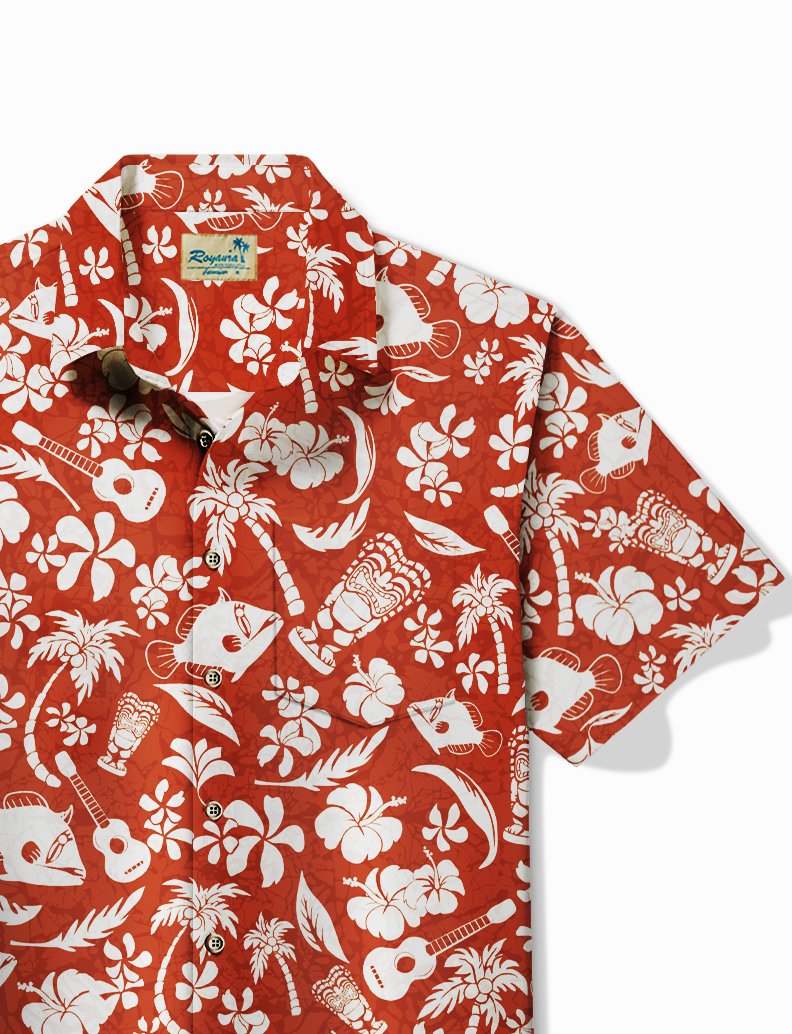 Alohadaddy Beach Holiday Orange Men&
