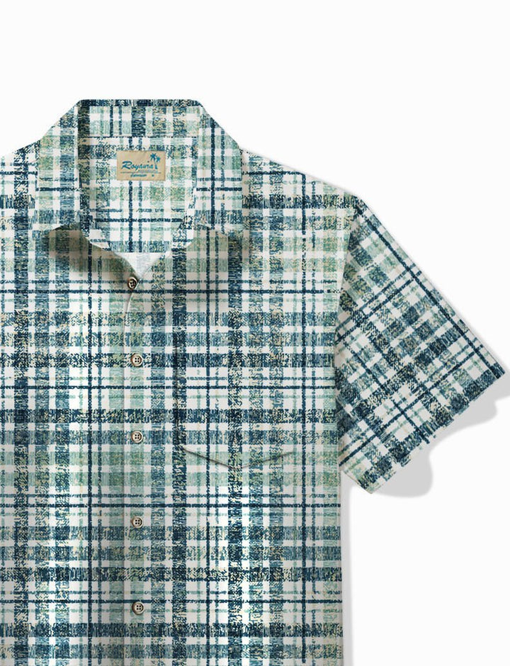 Alohadaddy Basic Plaid Print Men&