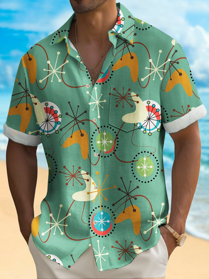 Alohadaddy Retro Mid-Century Geometric Men&