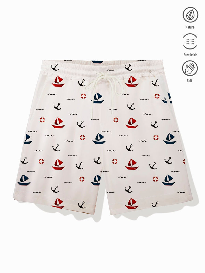 Pantalones cortos casuales de secado rápido para hombre con estampado hawaiano de Alohadaddy