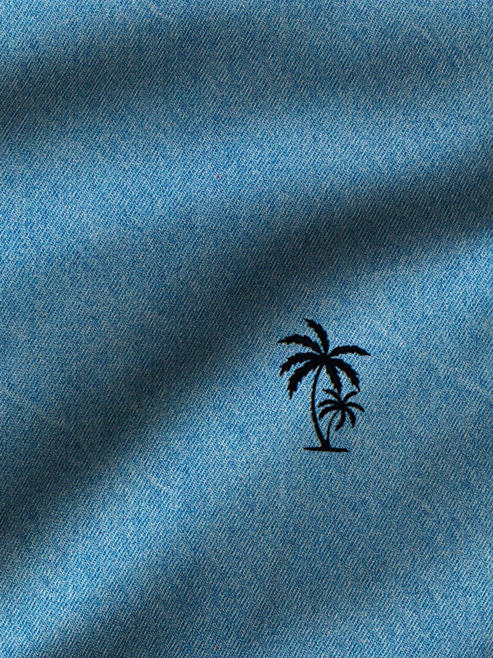 Alohadaddy Coconut Tree Contrast Men&