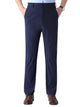 Alohadaddy Holiday Casual Men's Navy Blue Trousers Elastic Waist Casual Pants
