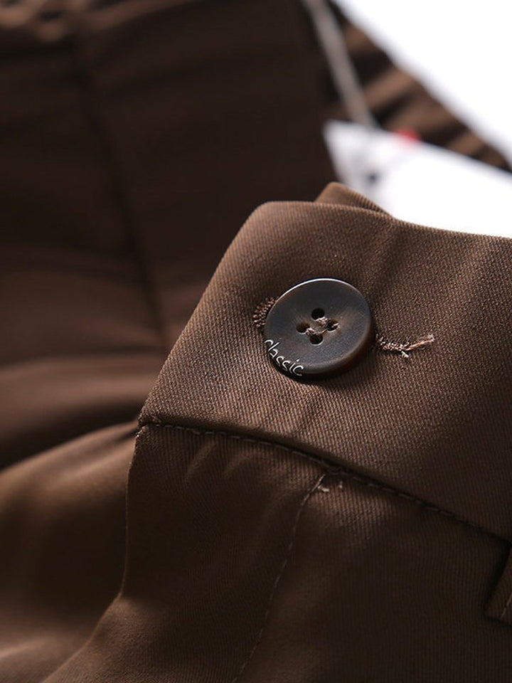 Pantalones casuales holgados tipo harén de sección fina de seda de hielo de tejido funcional para hombre