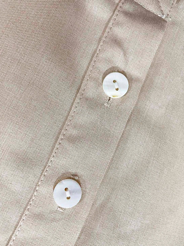 Alohadaddy Cotton Linen Pullover Shirt Collar Button Up Daily Hawaiian Long Sleeve Shirt