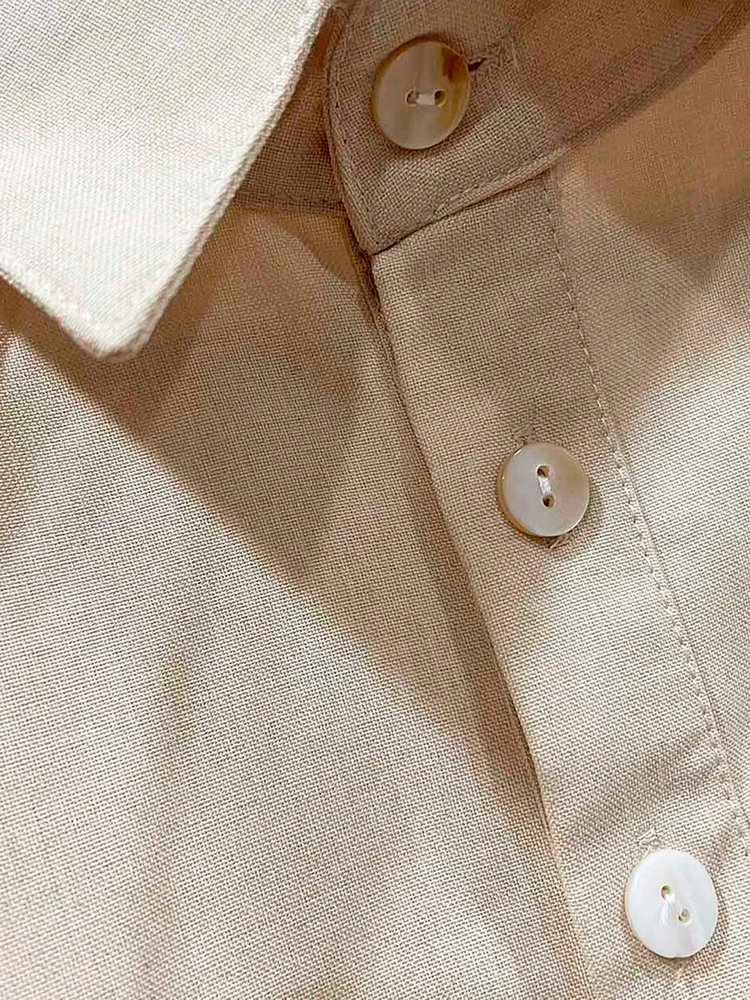 Alohadaddy Cotton Linen Pullover Shirt Collar Button Up Daily Hawaiian Long Sleeve Shirt