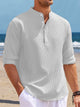 Alohadaddy Hawaiian Seersucker Cardigan Men's Button Down Long Sleeve Plus Size Shirt