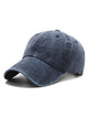 Washed Denim Simple Solid Color Sports Baseball Cap