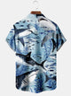 Men's Ocean Shark Short Sleeve Hawaiian Shirt