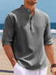 Alohadaddy Hawaiian Seersucker Cardigan Men's Button Down Long Sleeve Plus Size Shirt