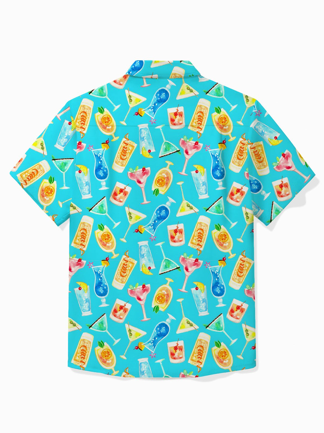 Camisa hawaiana de cóctel Alohadaddy para hombre, camisa hawaiana con bolsillos abotonados para acampar, talla grande