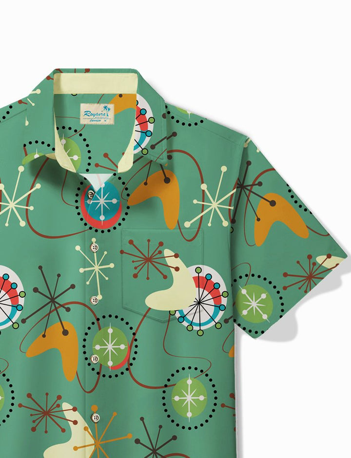 Alohadaddy Retro Mid-Century Geometric Men&