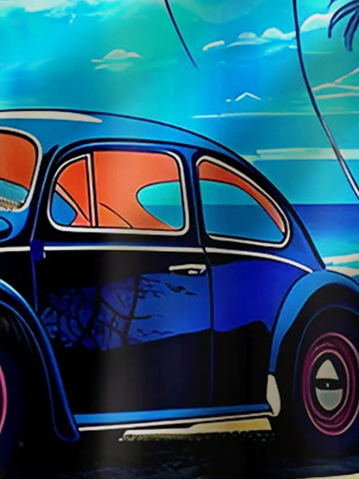 Alohadaddy Hawaiian Coconut Tree Car Print Men&