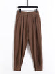 Men's Functional Fabric Ice Silk Thin Section Drape Casual Trousers Loose Harem Pants