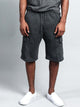 Pantalones cortos cargo rectos, holgados y con múltiples bolsillos para hombre