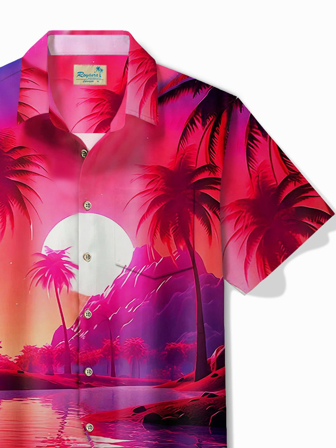 Alohadaddy Hawaiian Coconut Tree Car Print Men&