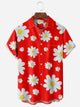 Alohadaddy Hawaiian Daisy Men's Button Down Pocket Shirt