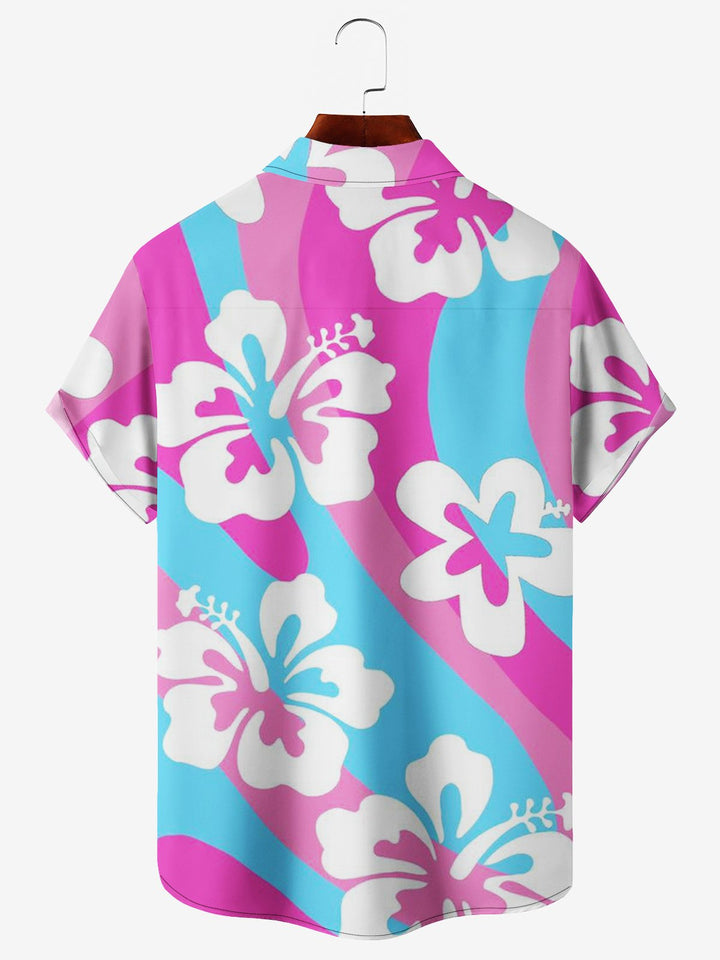 Alohadaddy Floral Resort Beach Men&