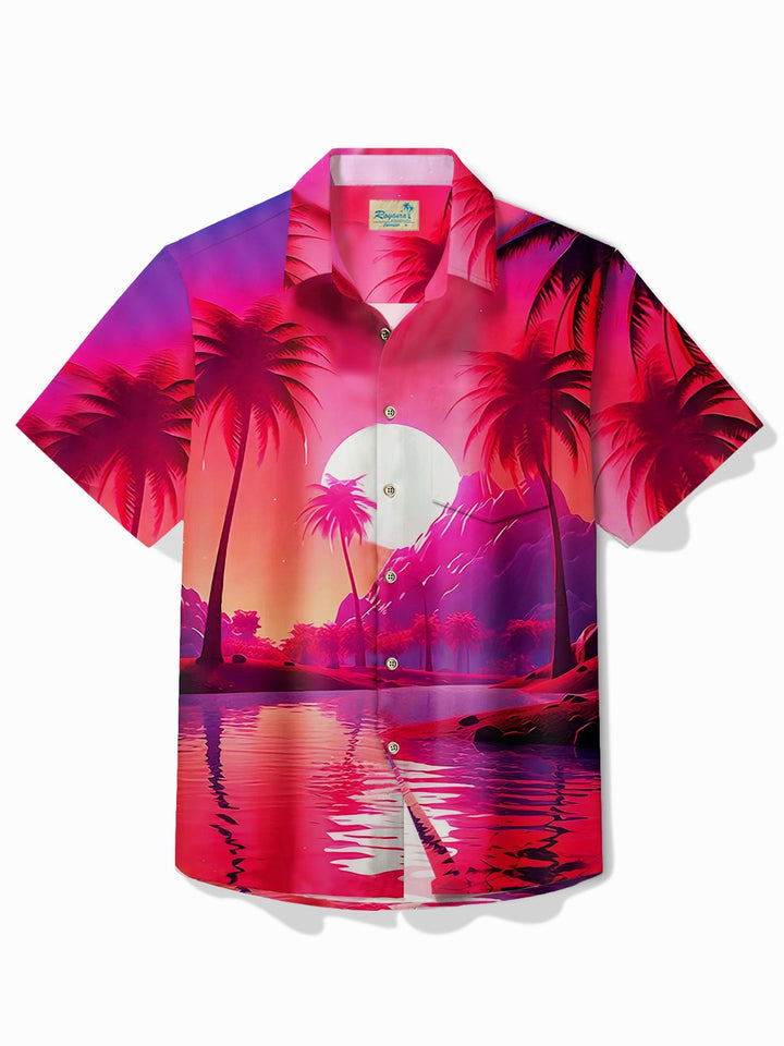 Alohadaddy Hawaiian Coconut Tree Car Print Men&