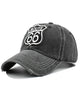 Alohadaddy Retro Route 66 Embroidery Cap